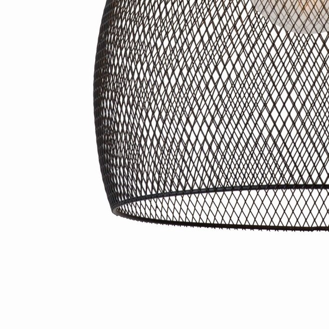 Lucide Mesh - Hanglamp Ø 28 cm 1xE27 Zwart