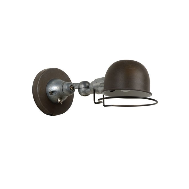 Lucide Honore - Wandlamp 1xE14 Roest bruin