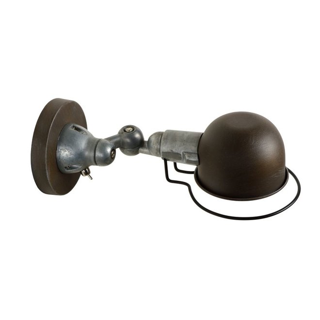 Lucide Honore - Wandlamp 1xE14 Roest bruin