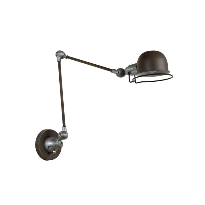 Lucide Honore - Wandlamp 1xE14 Roest bruin