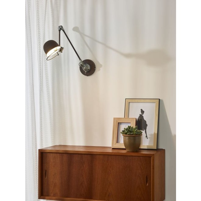 Lucide Honore - Wandlamp 1xE14 Roest bruin