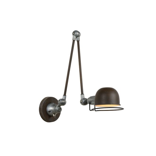 Lucide Honore - Wandlamp 1xE14 Roest bruin