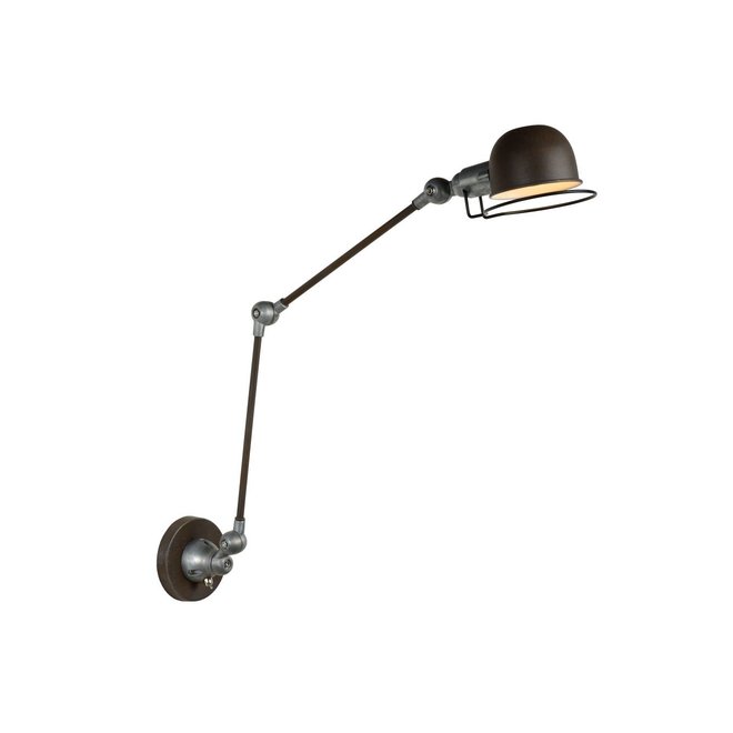 Lucide Honore - Wandlamp 1xE14 Roest bruin