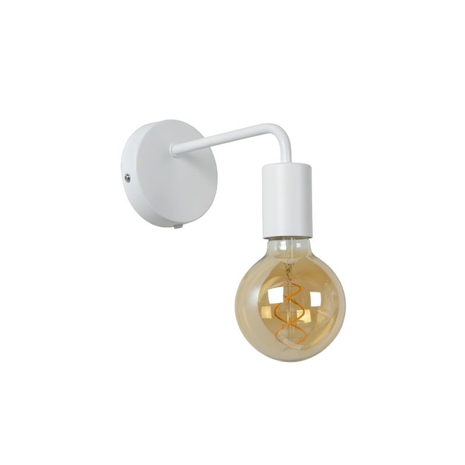 Lucide Scott - Wandlamp 1xE27 Wit - 2e kansje