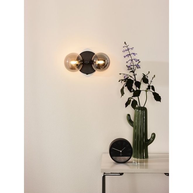 Lucide Tycho - Wandlamp 2xG9 Zwart