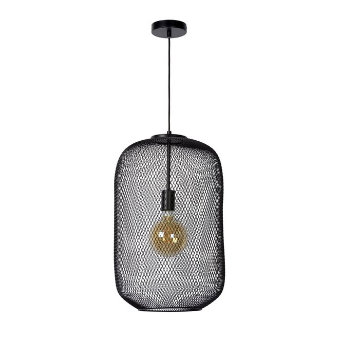 Lucide Mesh - Hanglamp Ø 35 cm 1xE27 Zwart