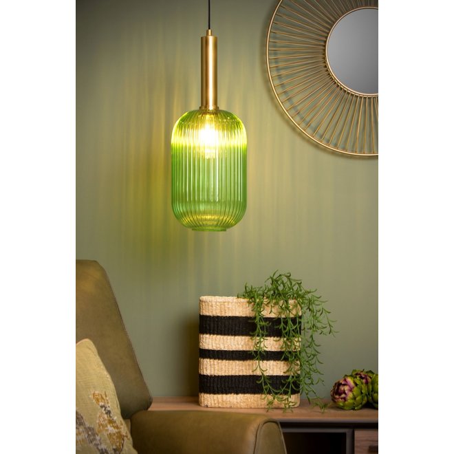 Lucide Maloto - Hanglamp Ø 20 cm 1xE27 Groen