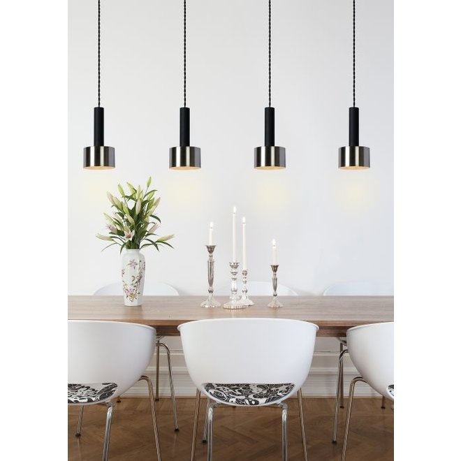 Lucide Teun - Hanglamp 4xE27 Zwart