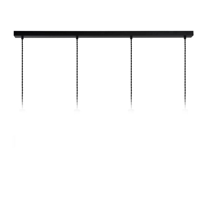Lucide Teun - Hanglamp 4xE27 Zwart