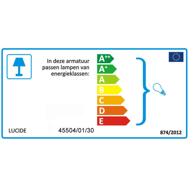 Lucide Knulle - Tafellamp Ø 15 cm 1xE14 Zwart