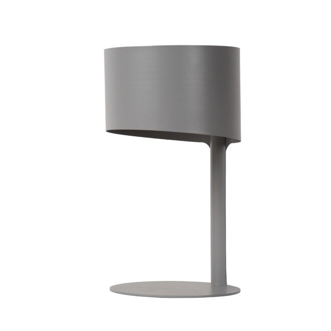 Lucide Knulle - Tafellamp Ø 15 cm 1xE14 Grijs