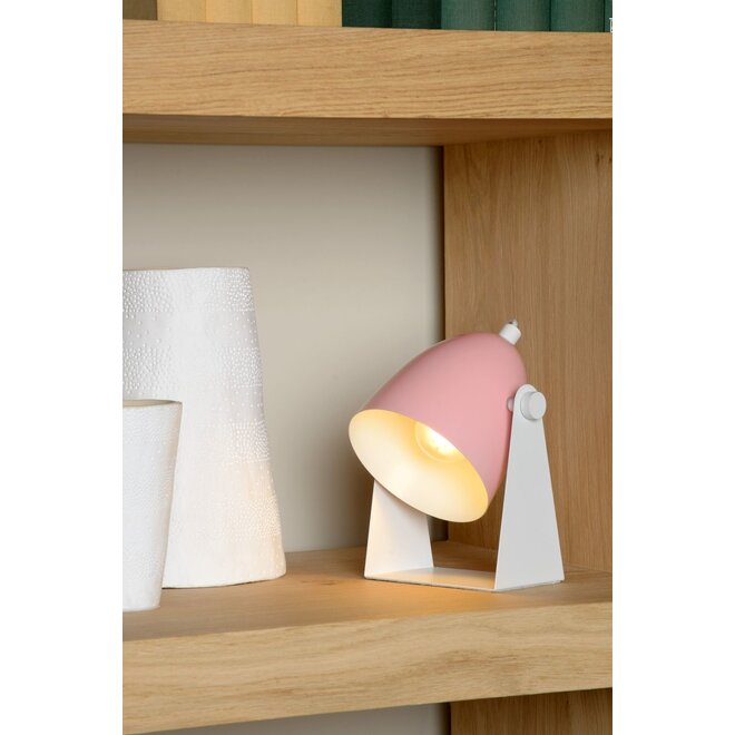 Lucide Chago - Tafellamp 1xE14 Roze