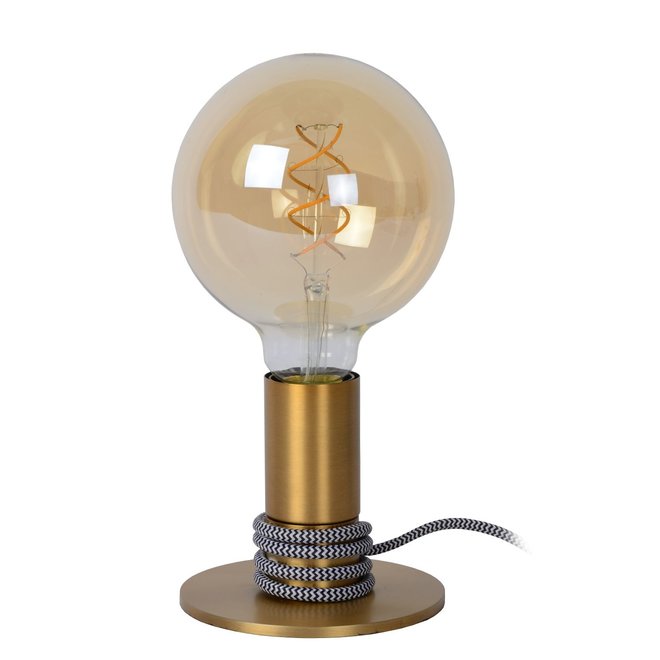 Lucide Marit - Tafellamp Ø 10 cm 1xE27 Mat Goud / Messing