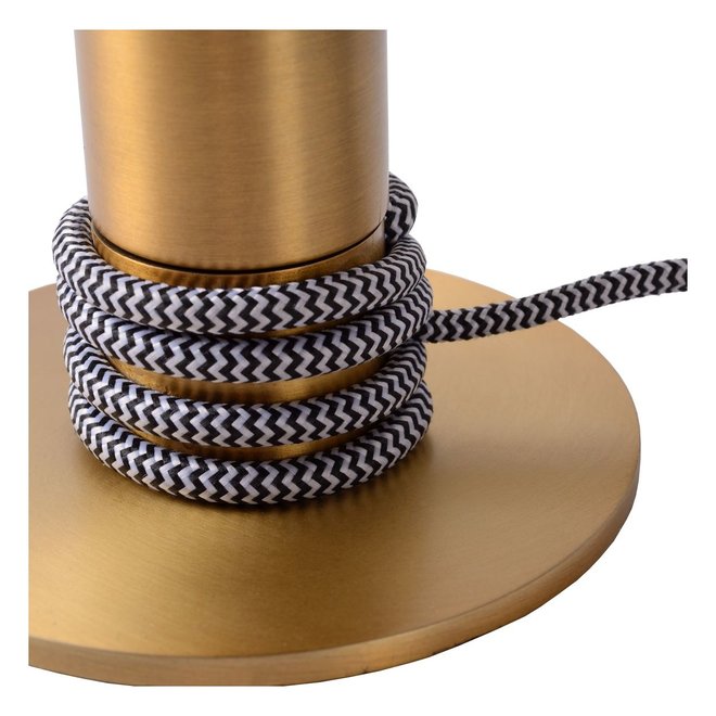 Lucide Marit - Tafellamp Ø 10 cm 1xE27 Mat Goud / Messing