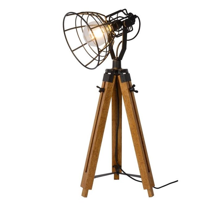 Lucide Joshua - Vloerlamp Ø 42 cm 1xE27 Zwart