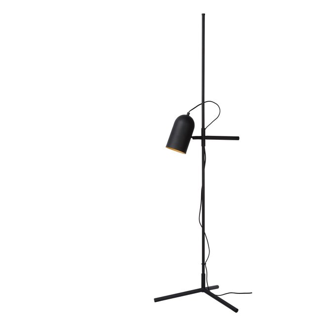 Lucide Edek - Vloerlamp 1xE27 Zwart