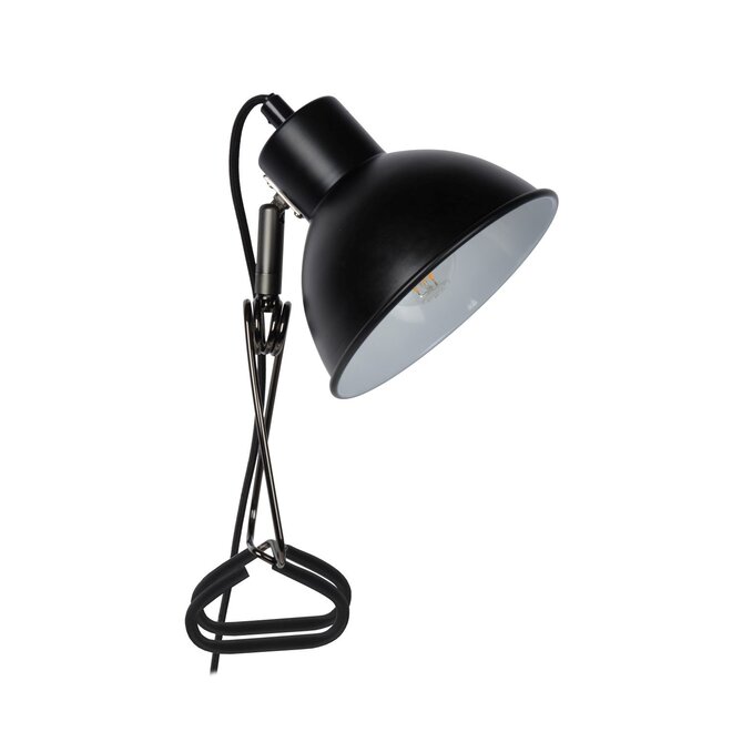 Lucide Moys - Klemlamp 1xE27 Zwart