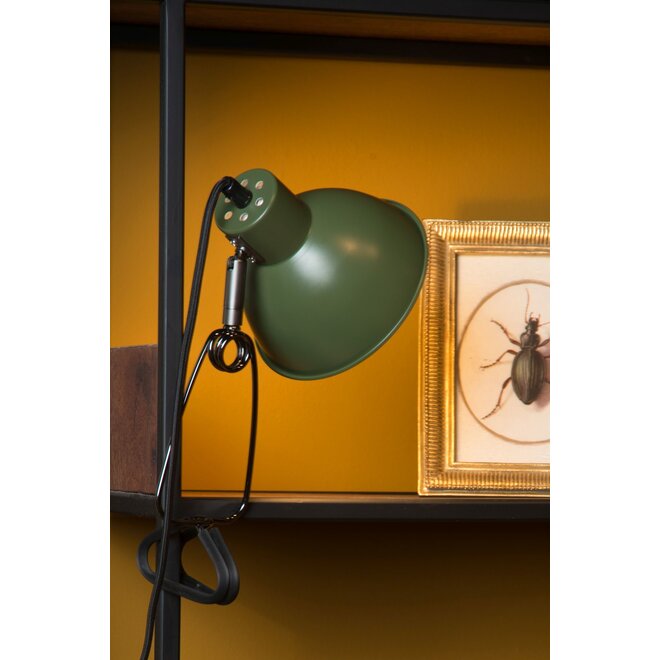 Lucide Moys - Klemlamp 1xE27 Groen