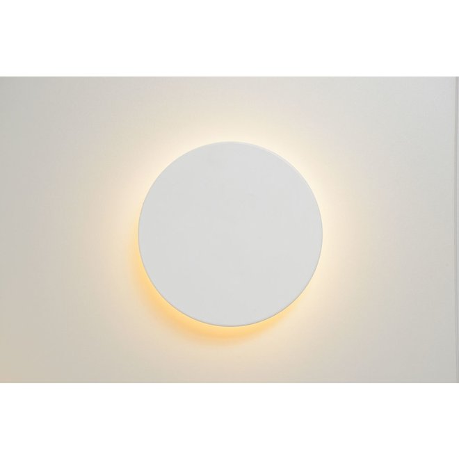 Lucide Eklyps Led - Wandlamp Ø 15 cm LED 1x6W 3000K Wit