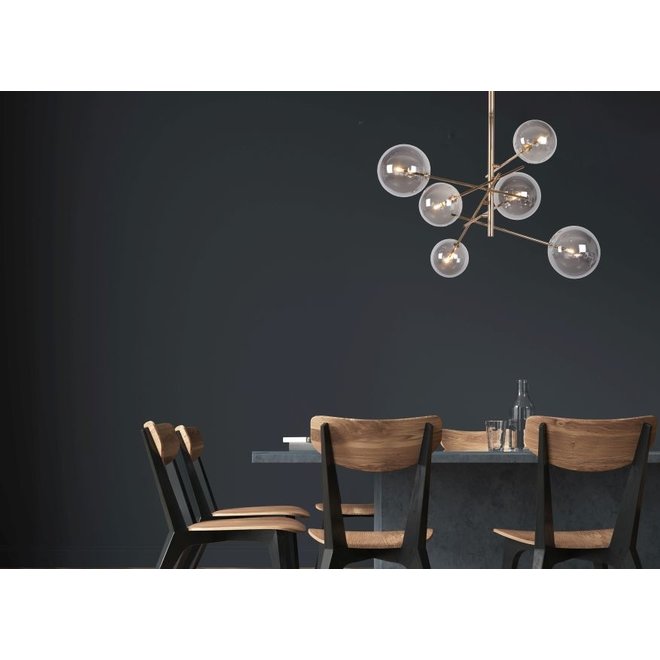 Lucide Alara - Hanglamp Ø 72 cm LED G4 6x1,5W 2700K Goud
