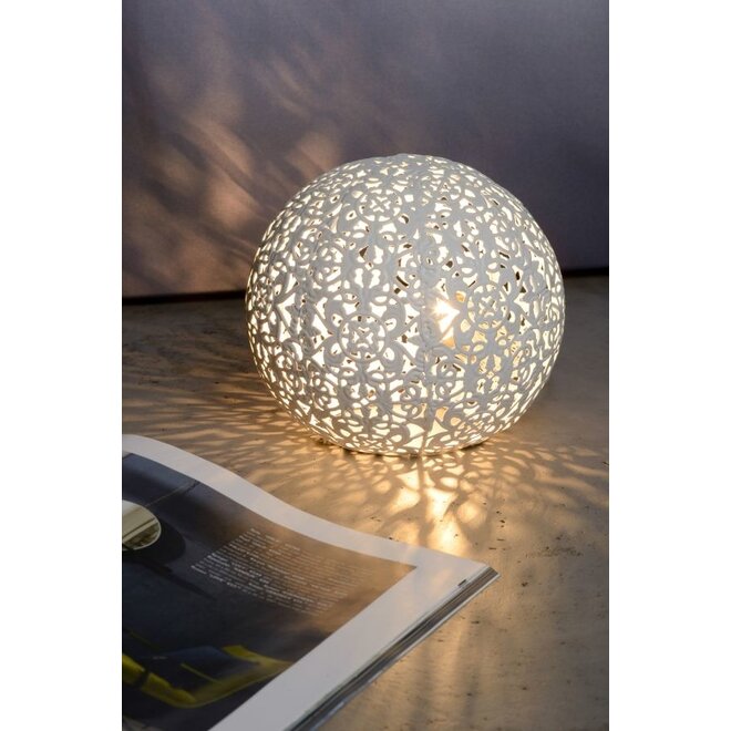Lucide Paolo - Tafellamp Ø 14,5 cm 1xG9 Wit