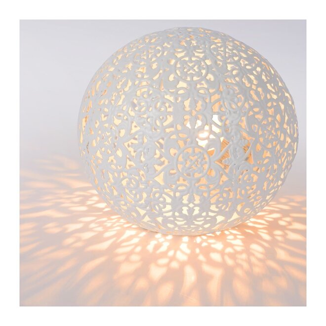 Lucide Paolo - Tafellamp Ø 14,5 cm 1xG9 Wit