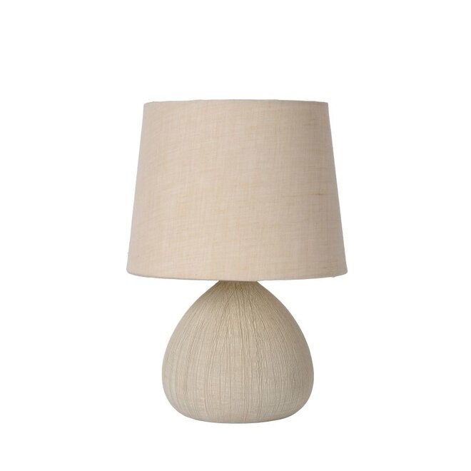 Lucide Ramzi - Tafellamp Ø 18 cm 1xE14 Beige