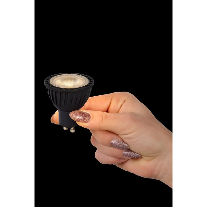 Lucide Led Bulb - Led lamp Ø 5 cm LED Dim to warm GU10 1x5W 2200K/3000K Zwart