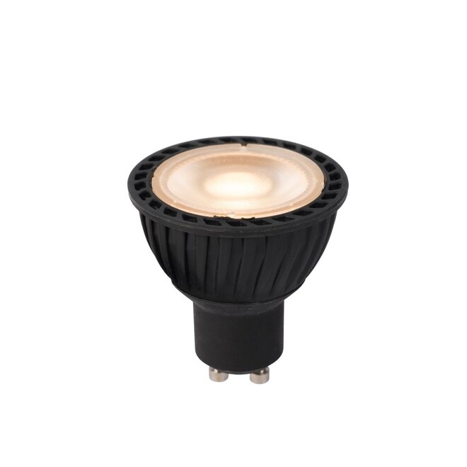 Lucide Led Bulb - Led lamp Ø 5 cm LED Dimb. GU10 1x5W 2700K 3 StepDim Zwart