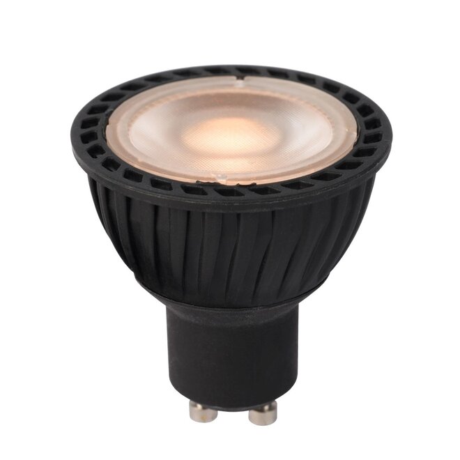 Lucide Led Bulb - Led lamp Ø 5 cm LED Dimb. GU10 1x5W 2700K 3 StepDim Zwart