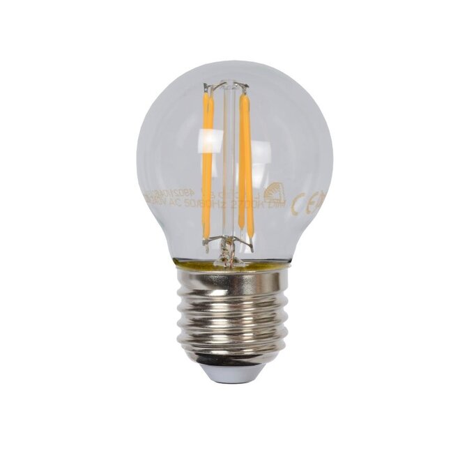 Lucide Led Bulb - Filament lamp Ø 4,5 cm LED Dimb. E27 1x4W 2700K Transparant