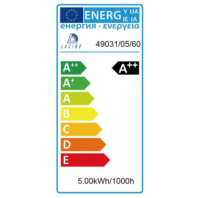 Lucide Led Bulb - Filament lamp Ø 3 cm LED Dimb. E27 1x5W 2700K Transparant