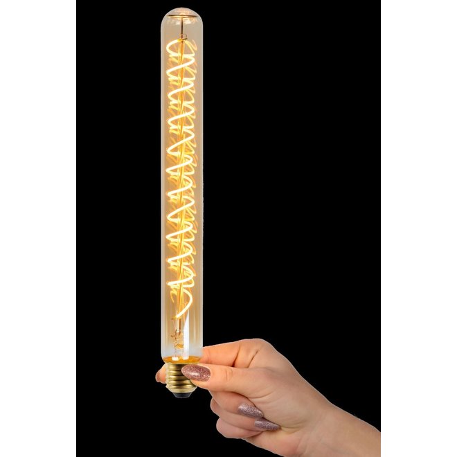 Lucide Led Bulb - Filament lamp Ø 3,2 cm LED Dimb. E27 1x5W 2200K Amber
