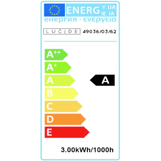 Lucide Led Bulb - Filament lamp Ø 3,5 cm LED Dimb. E14 1x3W 2200K Amber