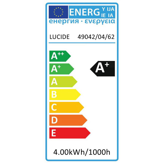 Lucide Led Bulb Twilight Sensor - Filament lamp Buiten Ø 6 cm LED E27 1x4W 2200K Amber