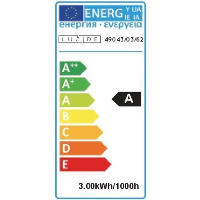 Lucide Led Bulb - Filament lamp Ø 3,5 cm LED Dimb. E14 1x3W 2200K Amber