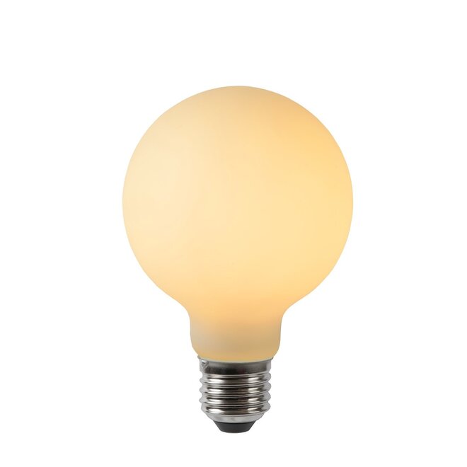 Lucide Filament Bulb - Filament lamp Ø 8 cm LED Dimb. E27 1x5W 2700K Opaal