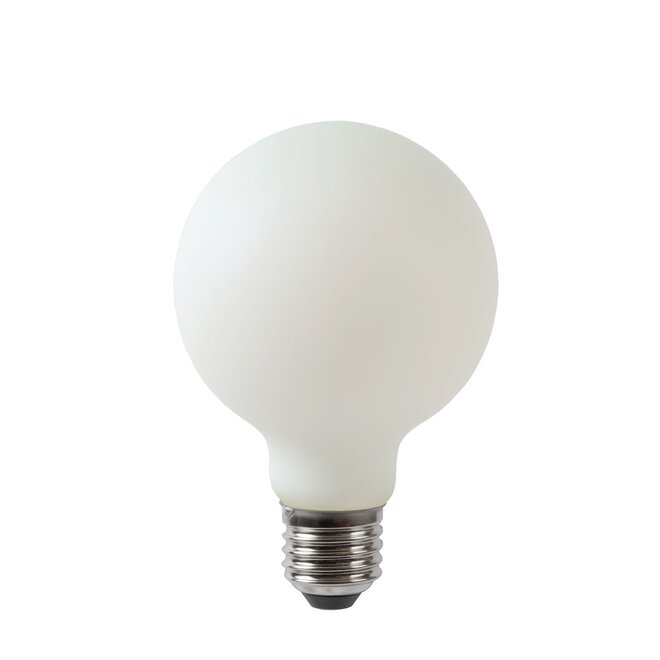 Lucide Filament Bulb - Filament lamp Ø 8 cm LED Dimb. E27 1x5W 2700K Opaal