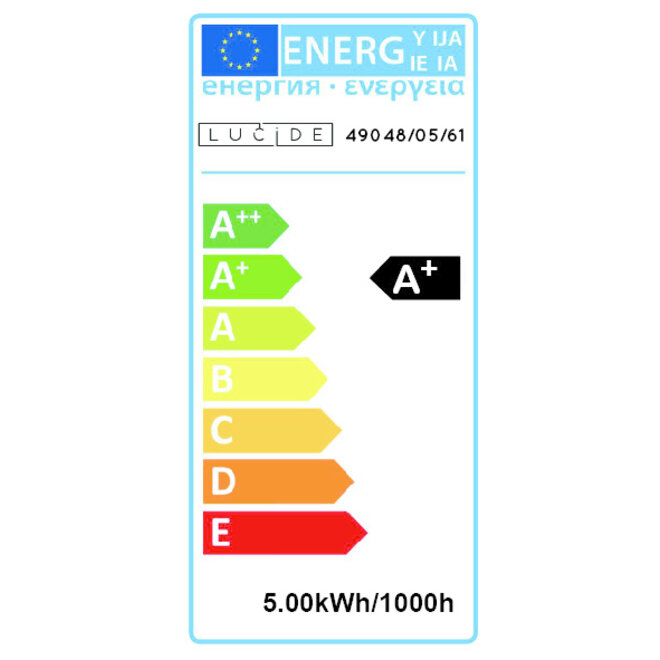 Lucide Filament Bulb - Filament lamp Ø 8 cm LED Dimb. E27 1x5W 2700K Opaal