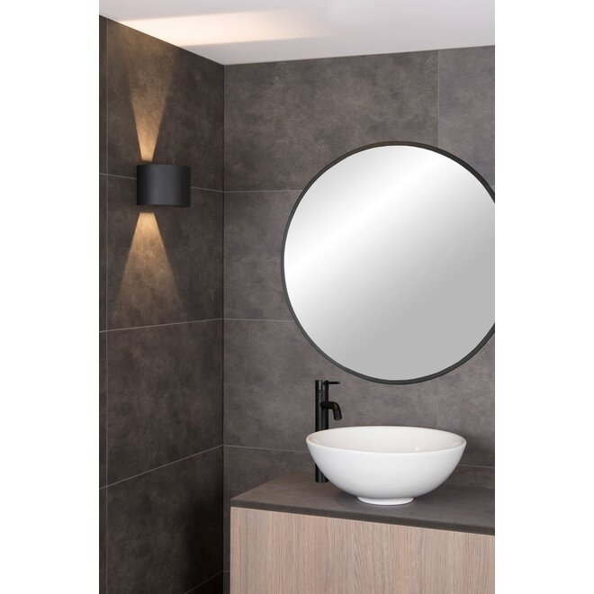 Lucide Axi - Wandspot Badkamer LED IP54 Zwart