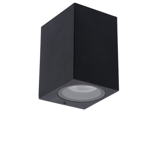 Lucide Zaro - Wandspot Buiten 1xGU10 IP44 Zwart