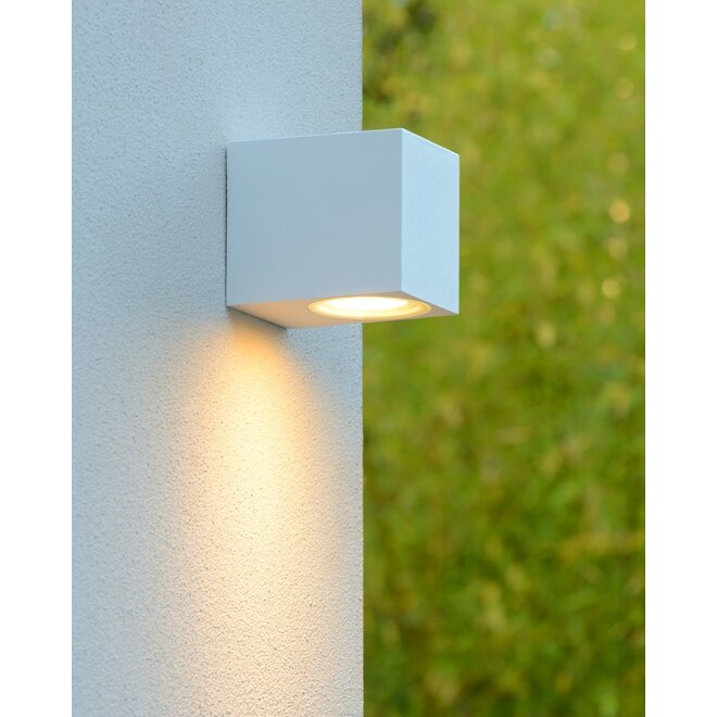 Lucide Zaro - Wandspot Buiten 1xGU10 IP44 Wit