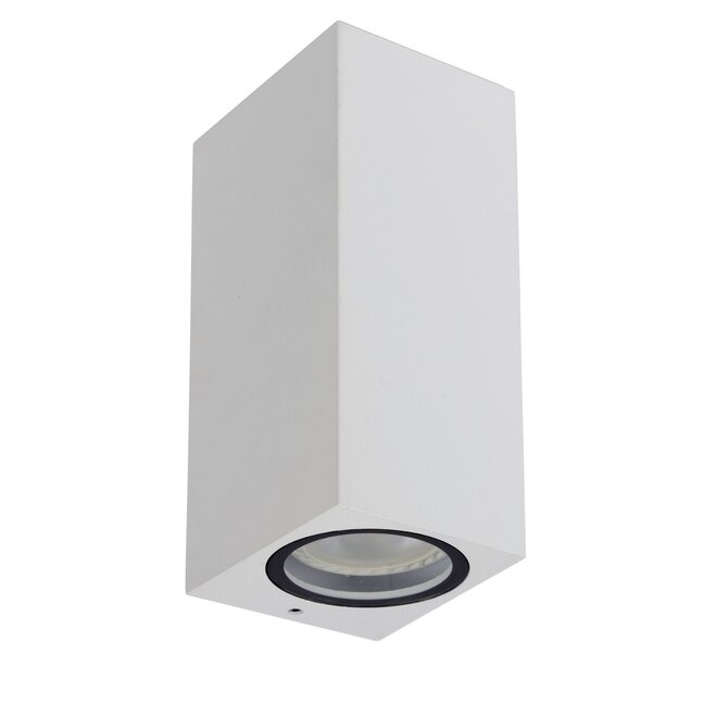 Lucide Zaro - Wandspot Buiten 2xGU10 IP44 Wit