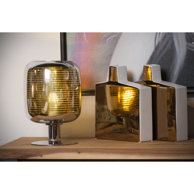 Lucide Eryn - Tafellamp Ø 20 cm 1xE27 Chroom