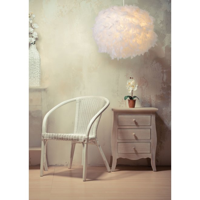 Lucide Goosy Soft - Hanglamp Ø 50 cm 1xE27 Wit