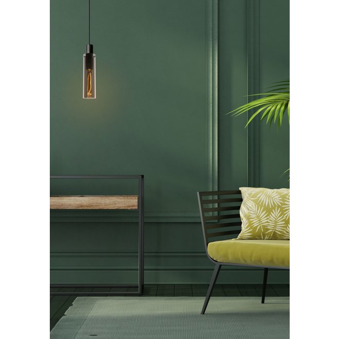 Lucide Orlando - Hanglamp Ø 10 cm 1xE27 Fumé- 2e kansje