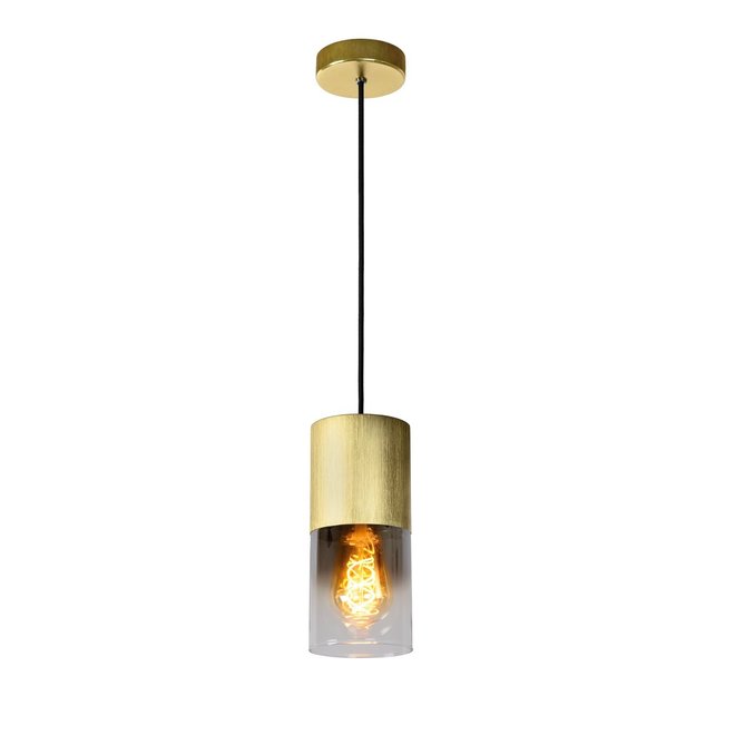 Lucide Zino - Hanglamp Ø 10 cm 1xE27 Mat Goud / Messing