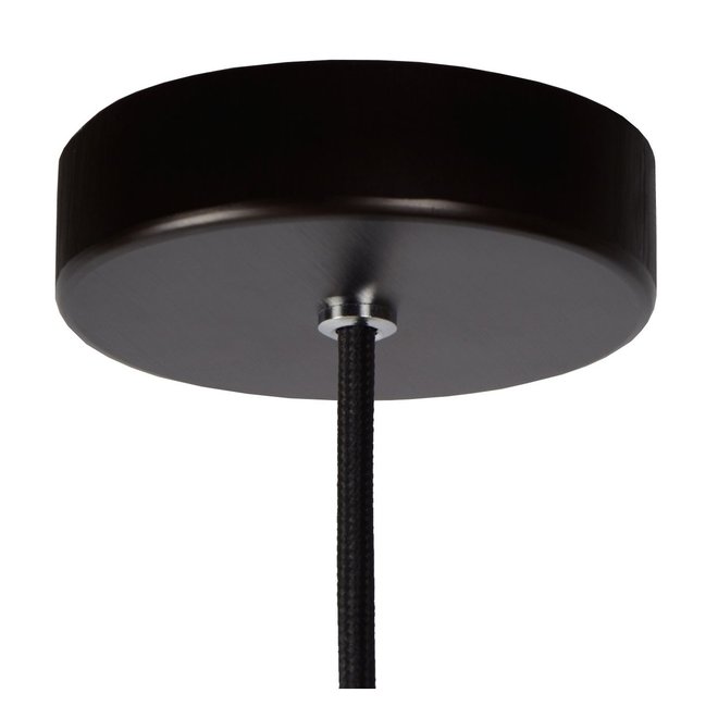 Lucide Zino - Hanglamp Ø 10 cm 1xE27 Zwart