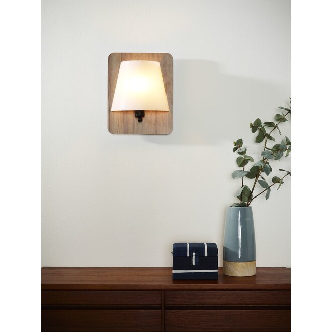 Lucide Idaho - Wandlamp 1xE14 Hout