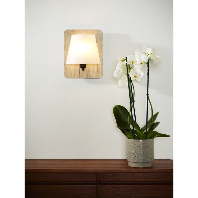 Lucide Idaho - Wandlamp 1xE14 Licht hout